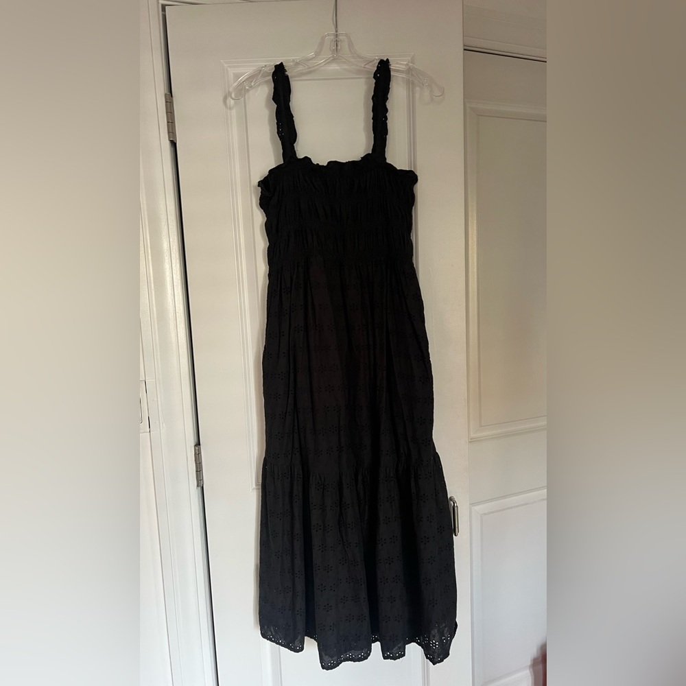 French Connection Black Midi Dress